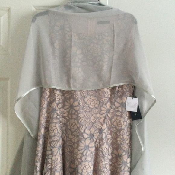 Tommy Hilfiger, Size 12 (fits like size 10) grey and pink party dress - Picture 5 of 6